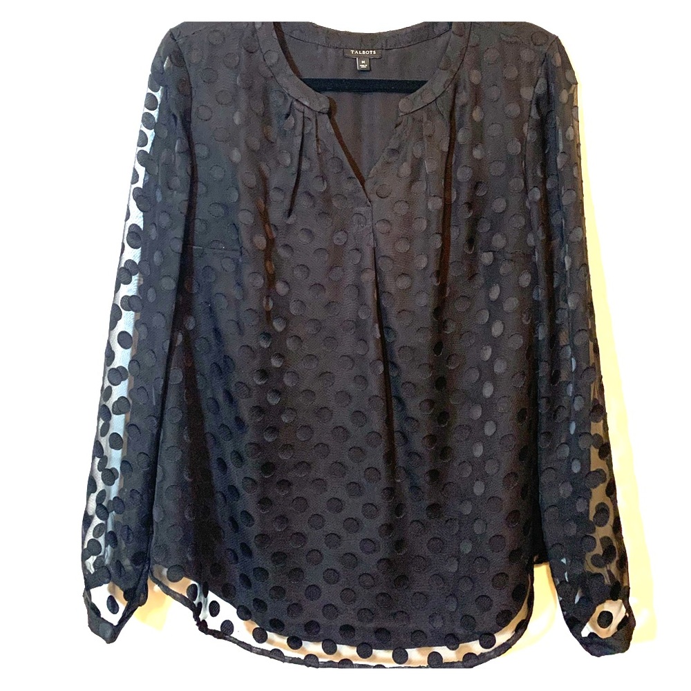 Talbots Polka Dot Top